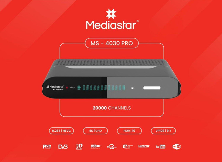 رسیور مدیا استار 4030 پرو 4k